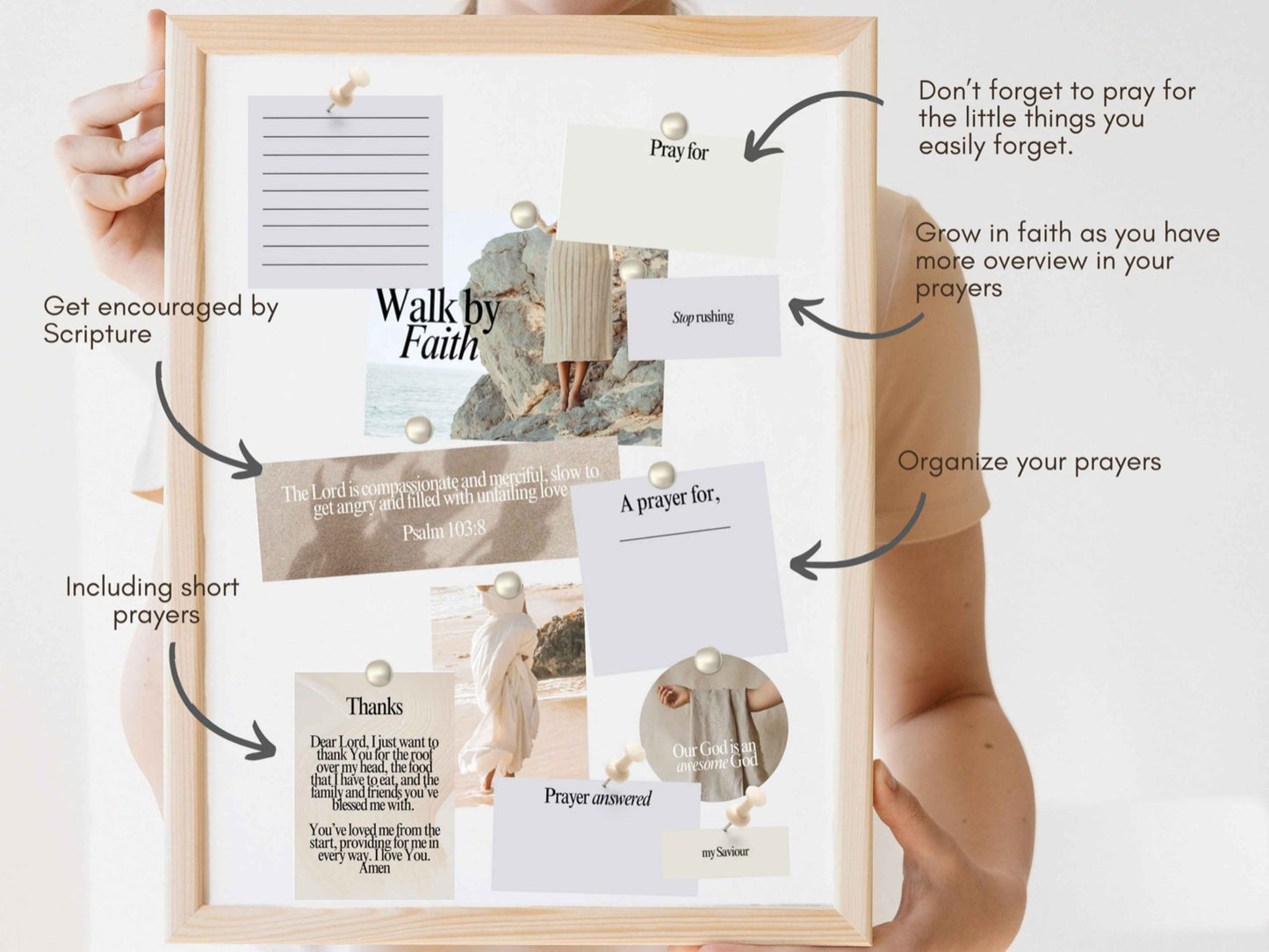 Prayer Board Kit - The Neutral Edition 2.0