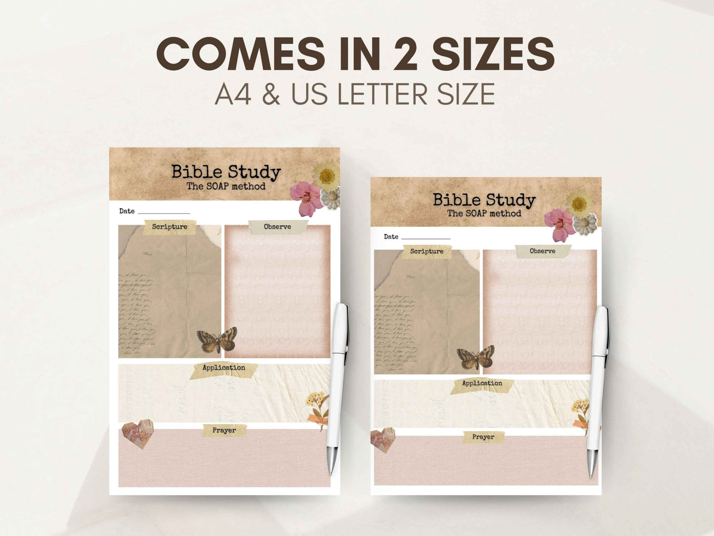 Soap Bible Study Verse Mapping Template