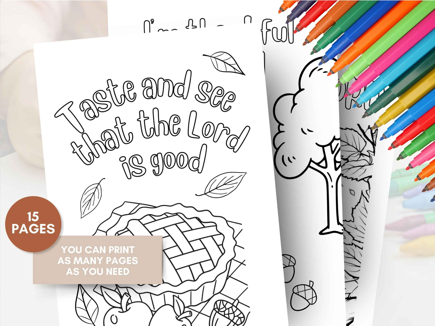 15 Fall Sunday School Coloring Pages