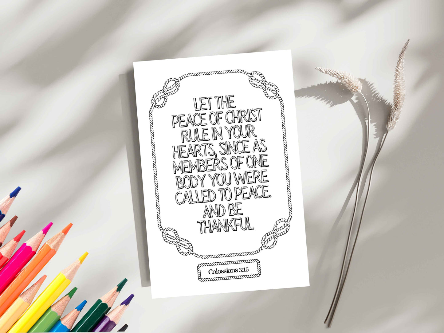 15 Western Bible Verse Coloring Pages