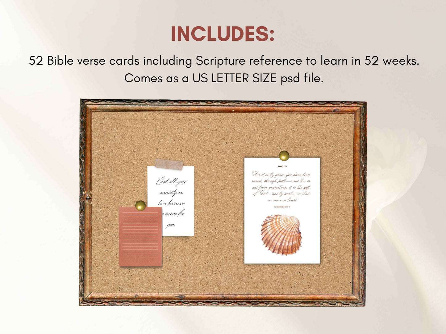 52 Scripture Memorization Cards