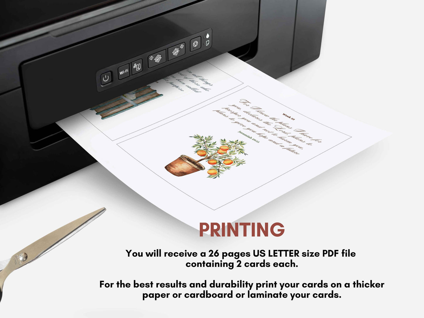 52 Scripture Memorization Cards