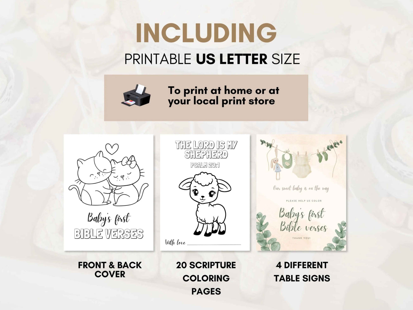 Christian Baby Shower Game or Activity