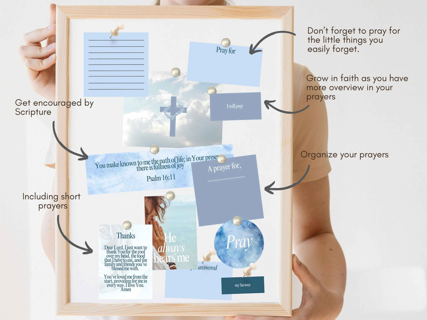 Prayer Board Kit - The Blue Edition