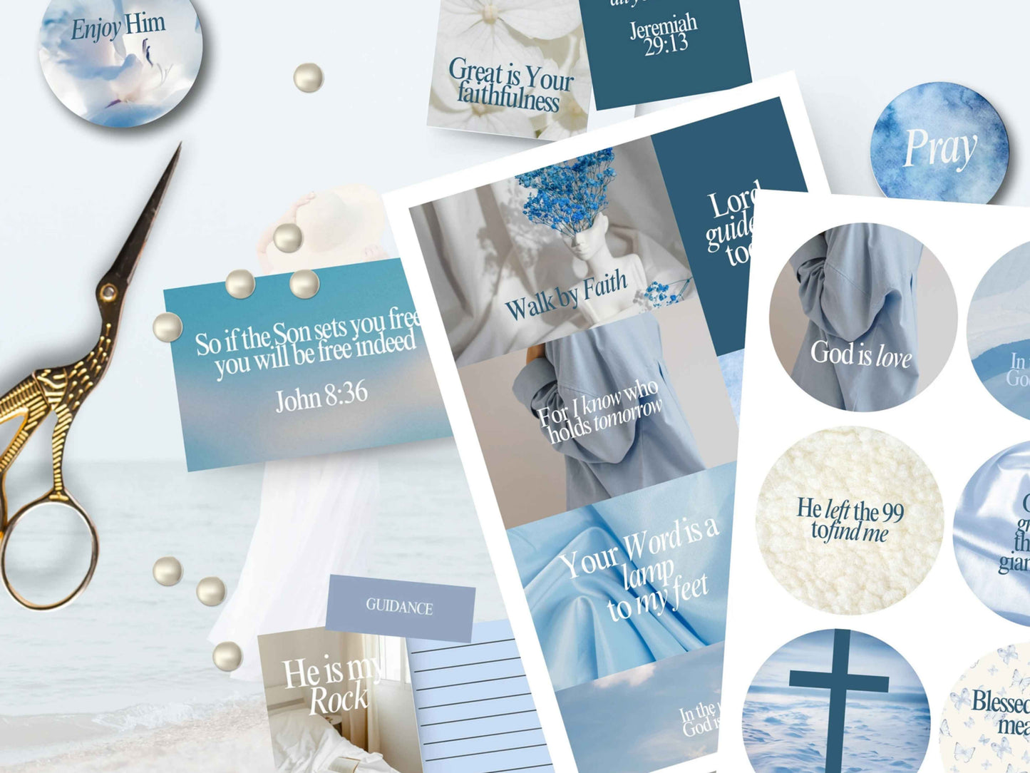 Prayer Board Kit - The Blue Edition