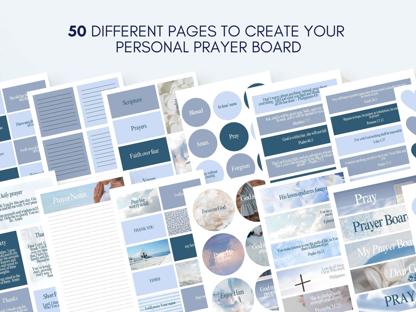 Prayer Board Kit - The Blue Edition