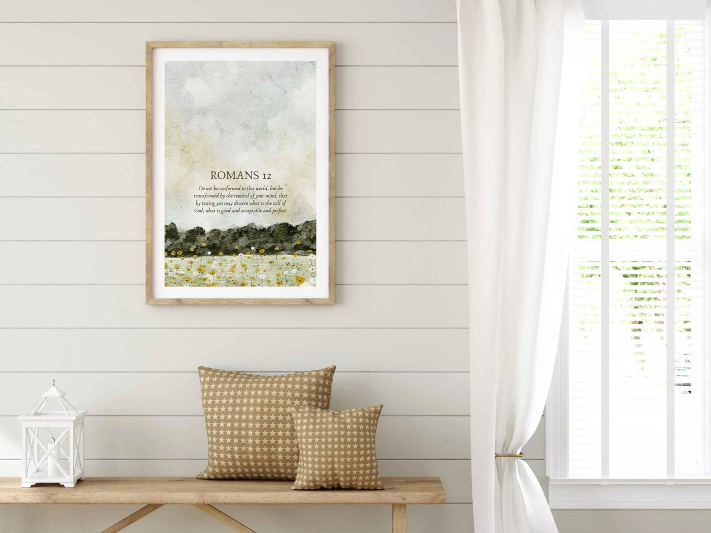 Romans 12 Printable Vintage Wall Art Print