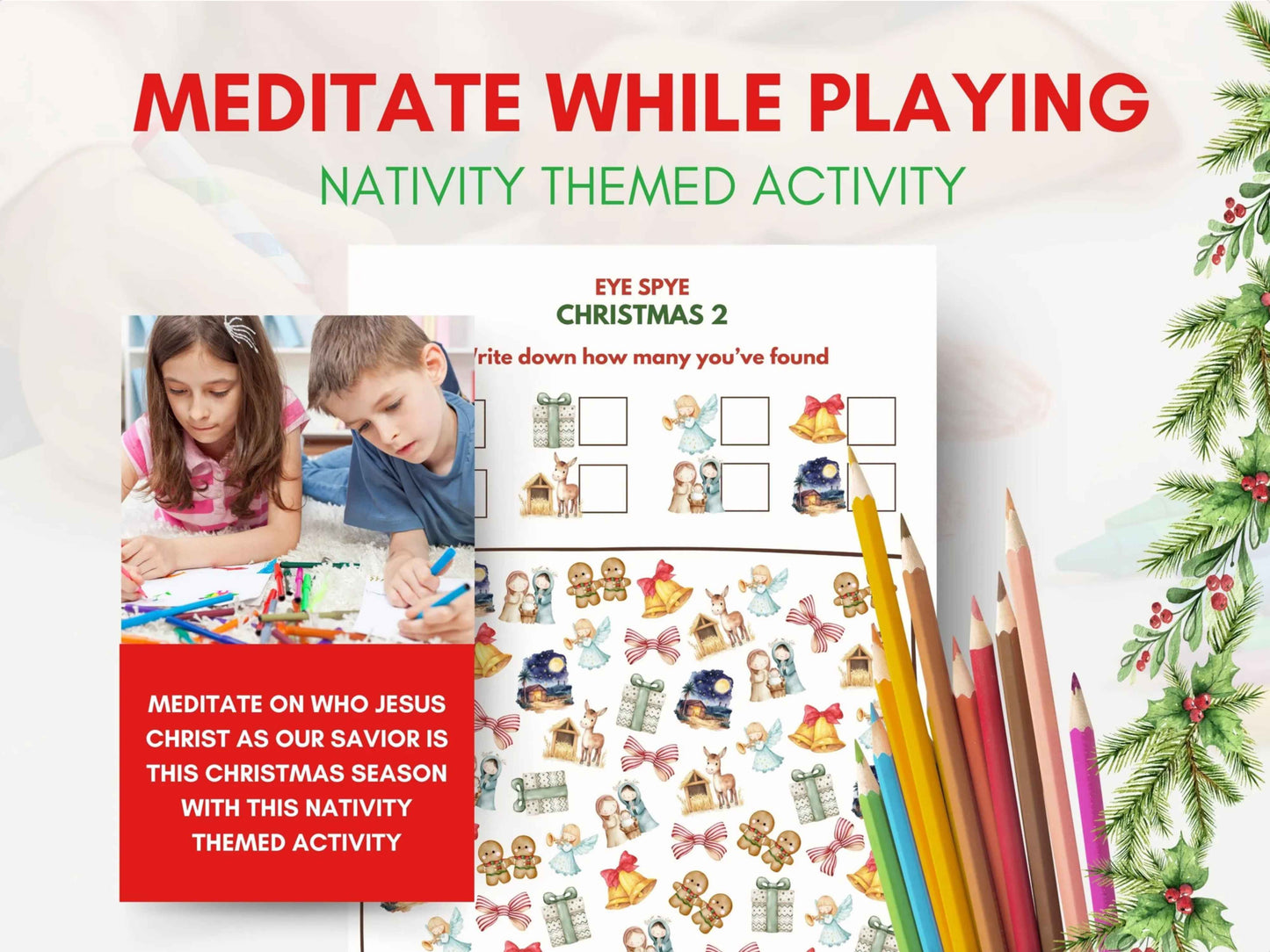 Christmas Eye Spy Activity Pages