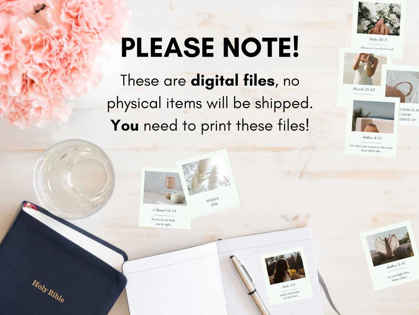 Faith Labels Digital - Christian Scripture Cards