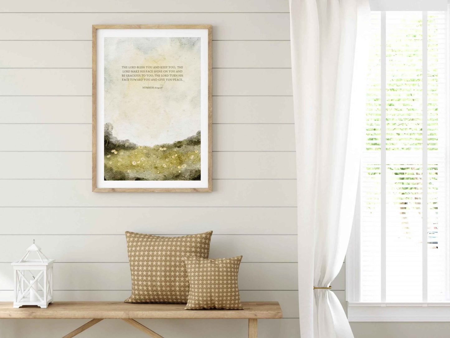 The Lord Bless You - Numbers 6:24-26 Printable Wall Art