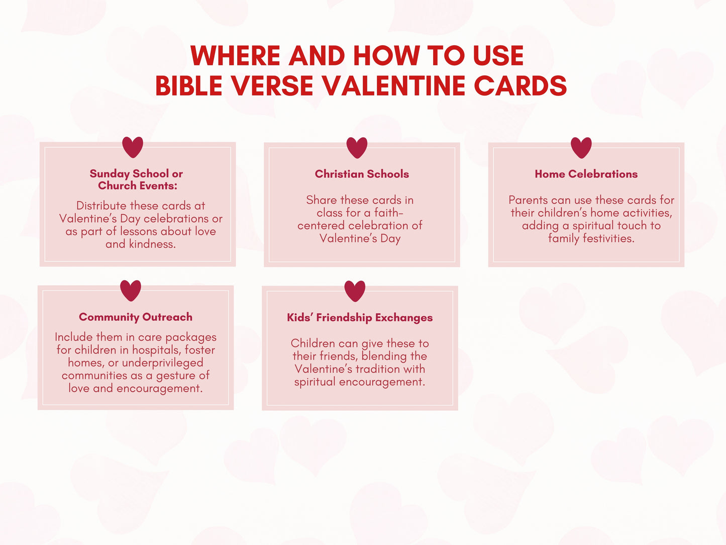 Valentine Bible Verse Greeting Cards - Set of 24 Cards