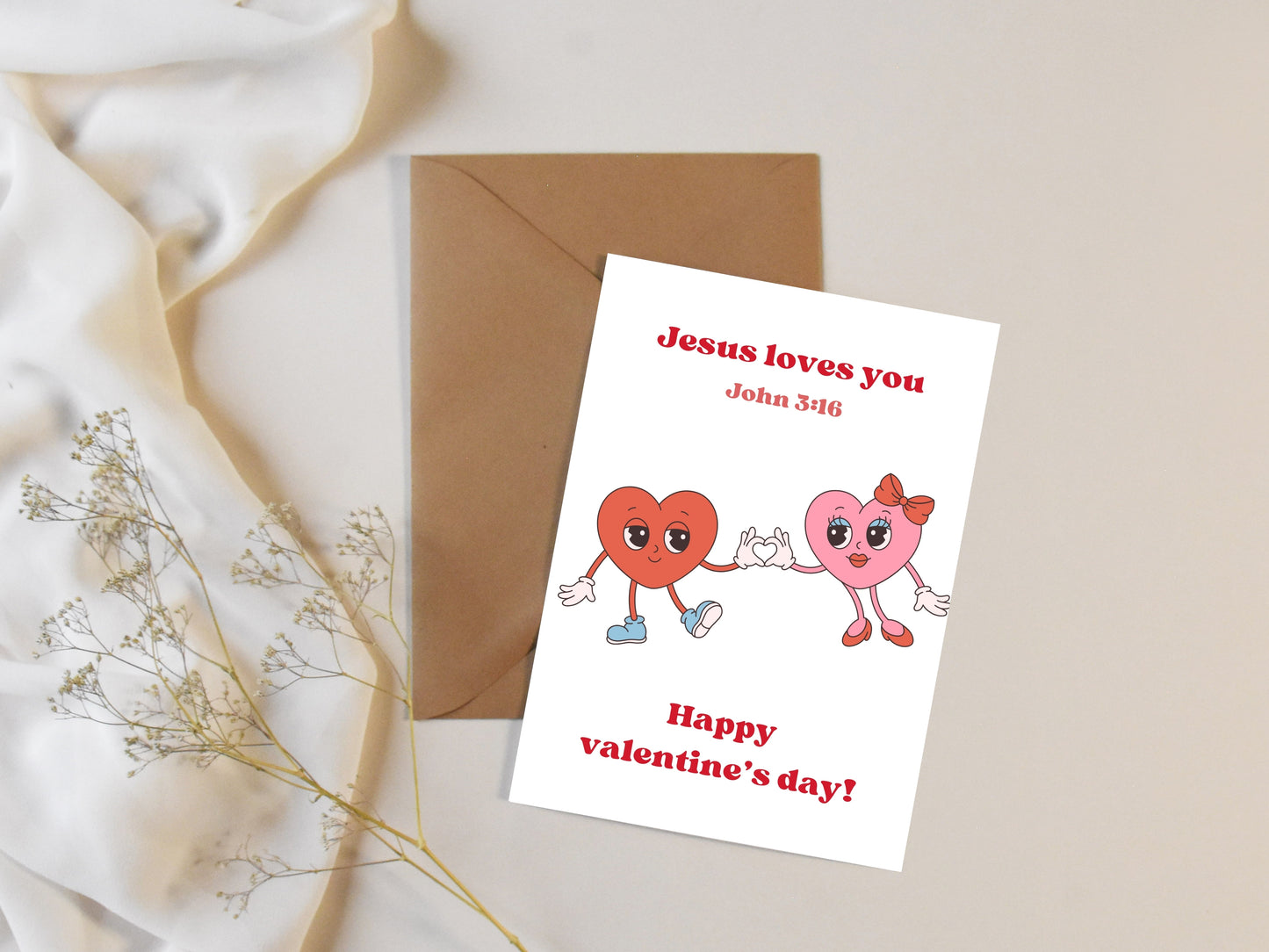 Valentine Bible Verse Greeting Cards - Set of 24 Cards