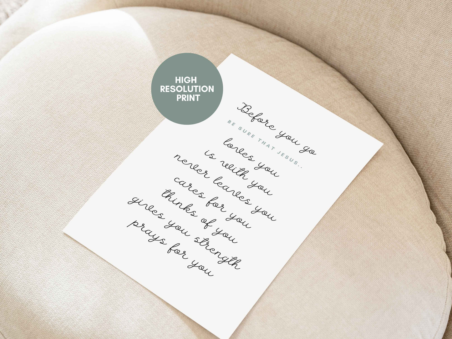 Christian Affirmation Poster for Kids | Inspirational Classroom Decor