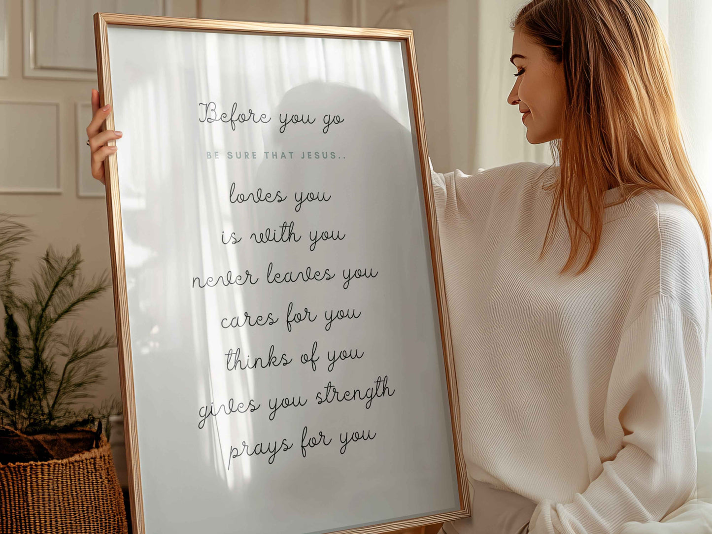 Christian Affirmation Poster for Kids | Inspirational Classroom Decor