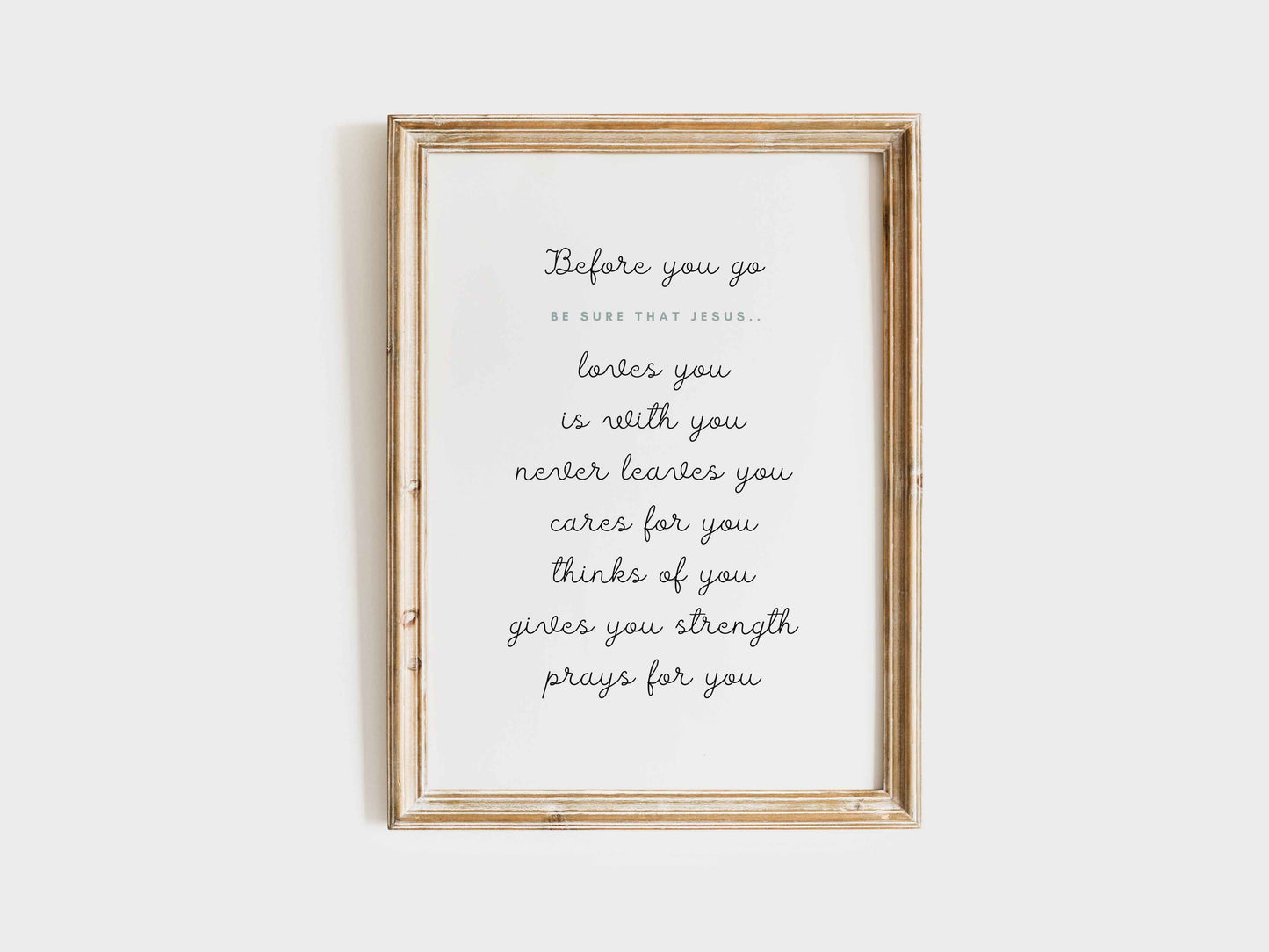 Christian Affirmation Poster for Kids | Inspirational Classroom Decor