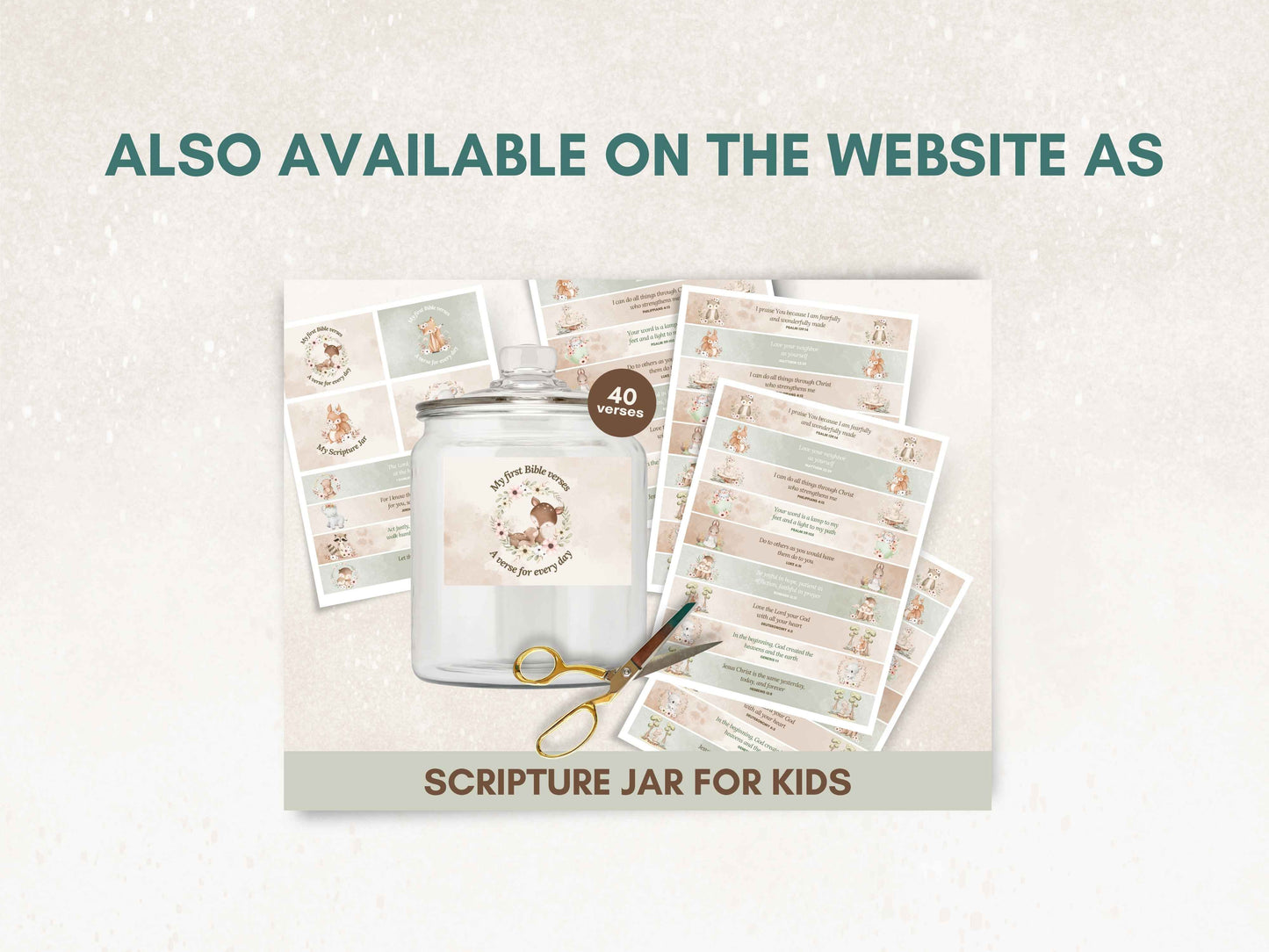 DIY Scripture Jar for Kids - Cute Dino Theme