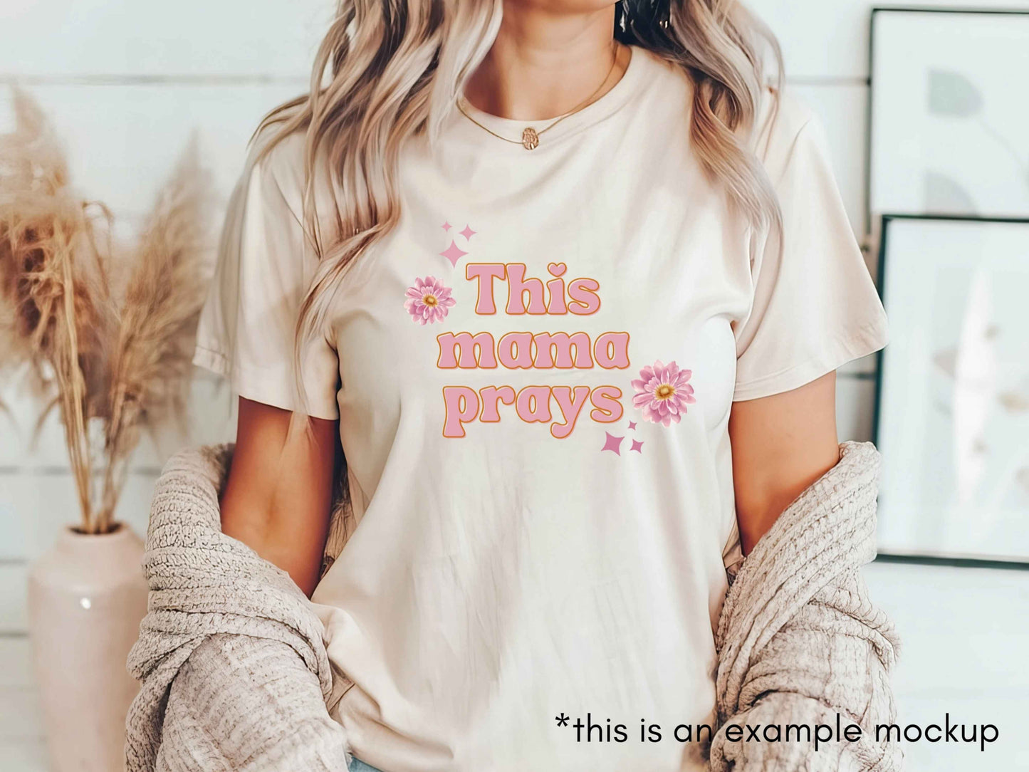 Pink Faith Mom SVG PNG - Scripture Bundle of 6