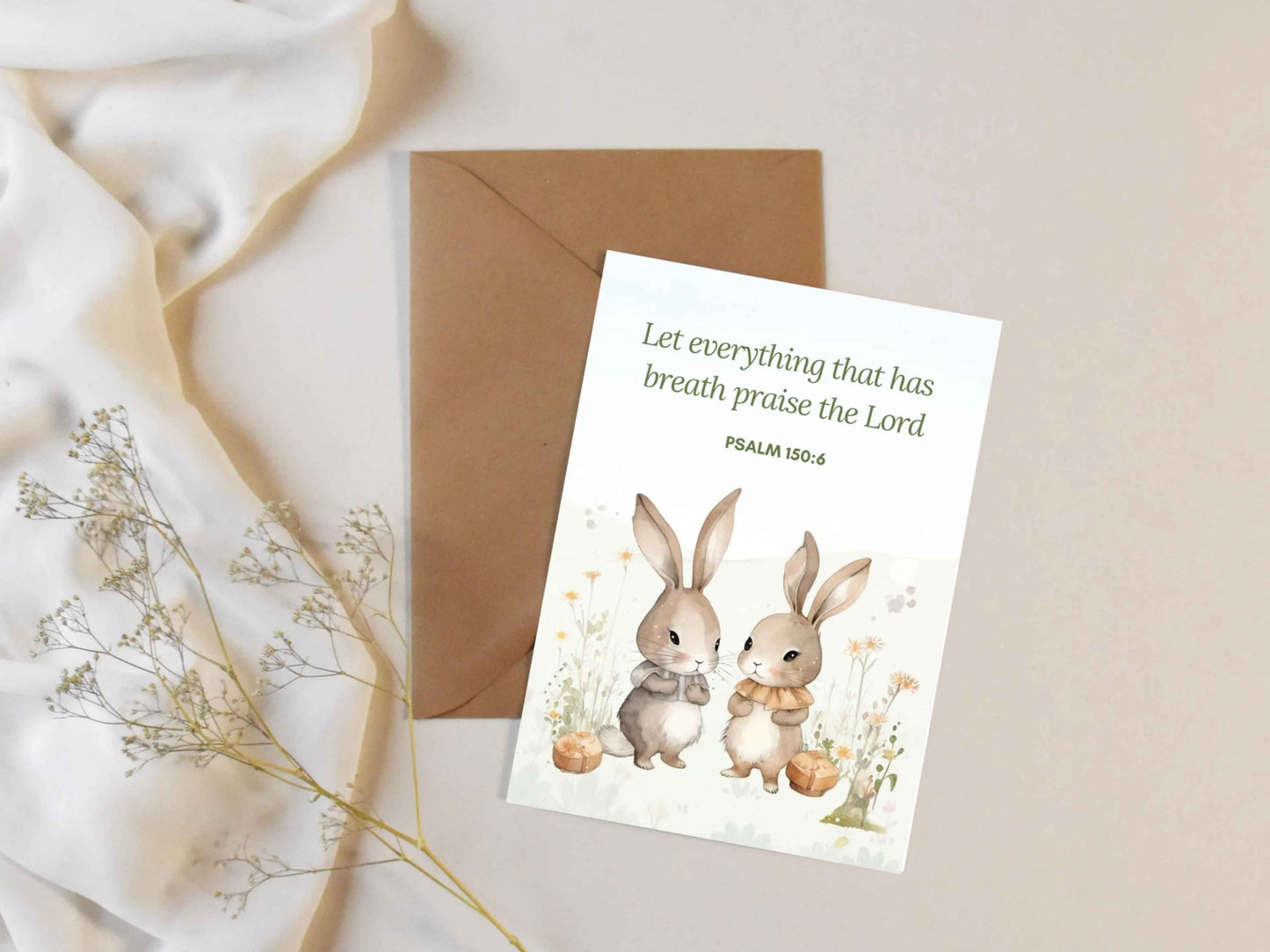 20 Bible Verse Flashcards - Woodland Animals