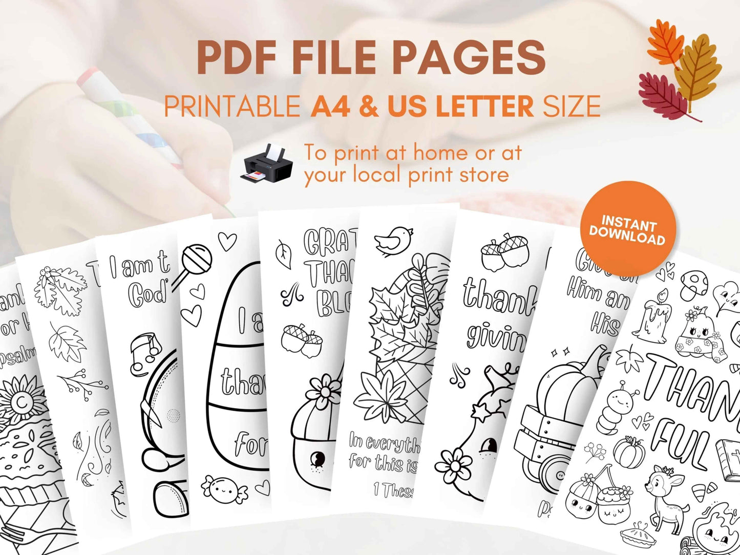 20 Christian Thanksgiving Coloring Pages for Kids