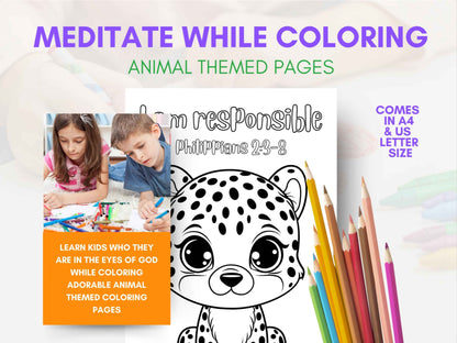 20 Bible Verse Affirmation Coloring Pages - Part II