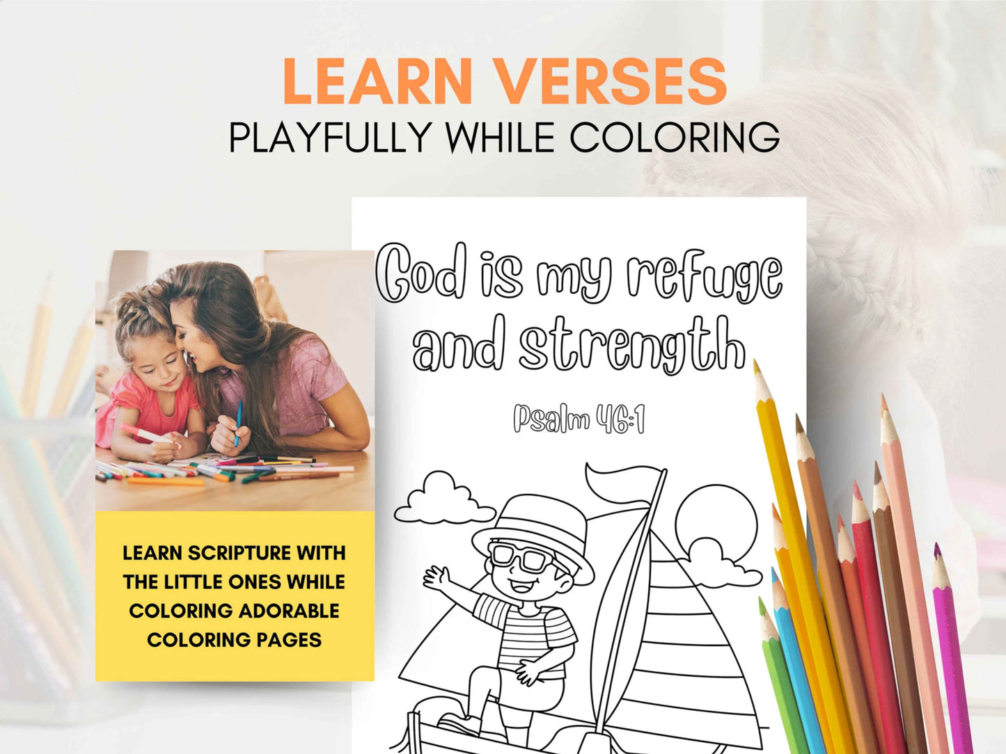 20 Sunday School Coloring Pages