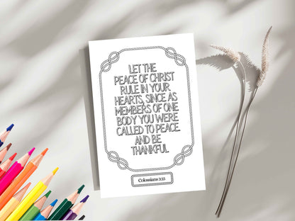 15 Western Bible Verse Coloring Pages