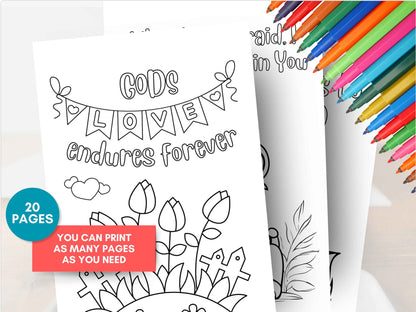 20 Sunday School Coloring Pages