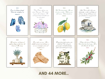 52 Scripture Memorization Cards