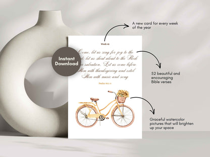 52 Scripture Memorization Cards