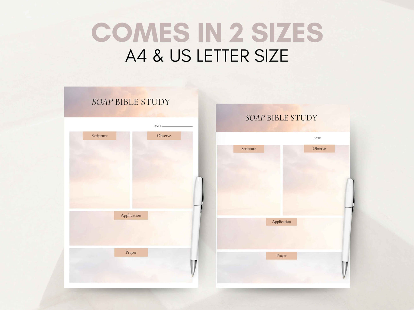 Soap Bible Study Template
