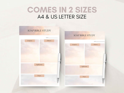 Soap Bible Study Template