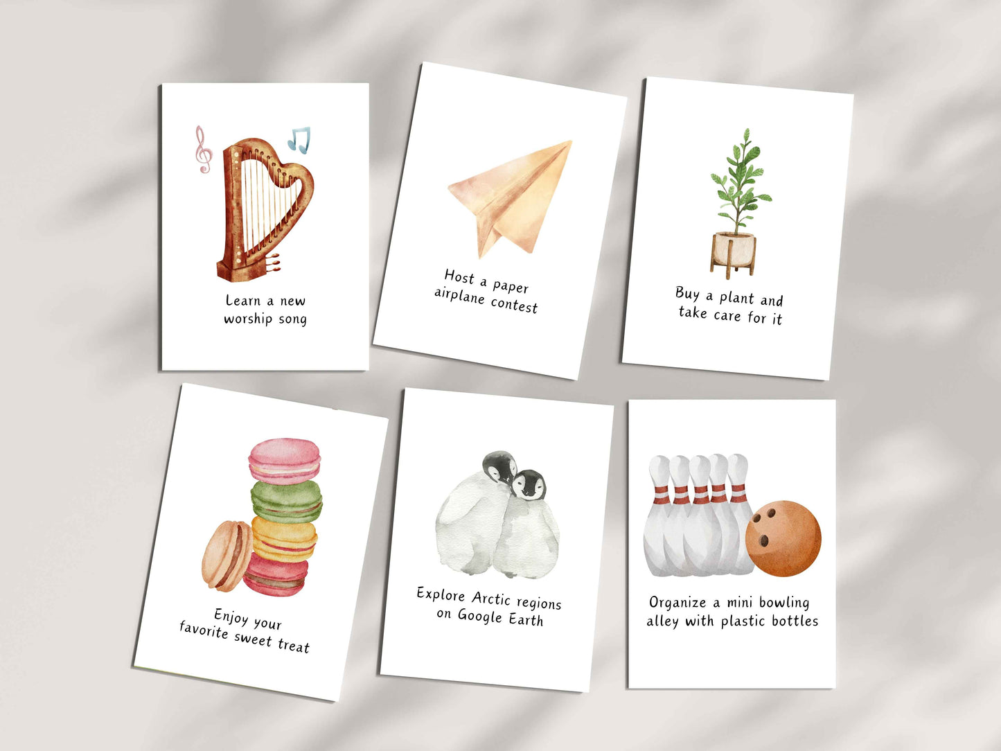 JANUARY - Printable Family Activity Flashcards