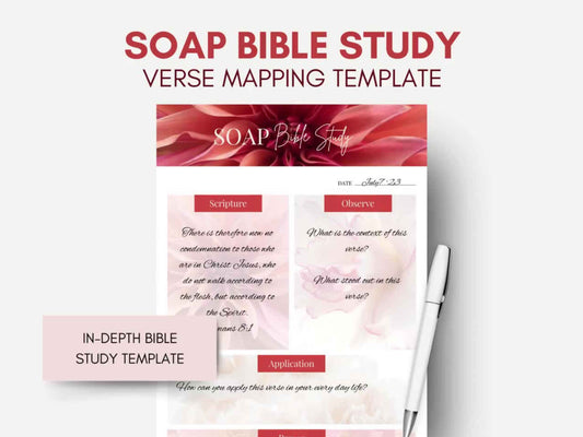 Soap Bible Study Template