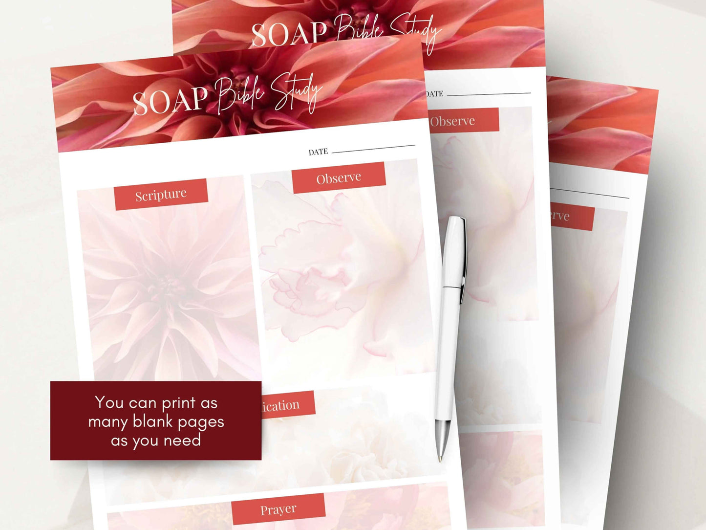 Soap Bible Study Template
