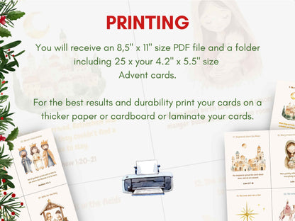 Nativity Story Advent Calendar for Kids