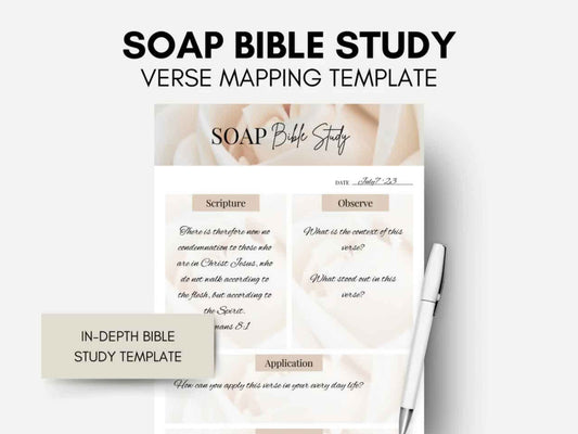 Soap Bible Study Template