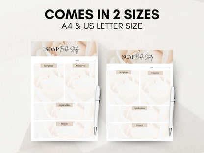 Soap Bible Study Template