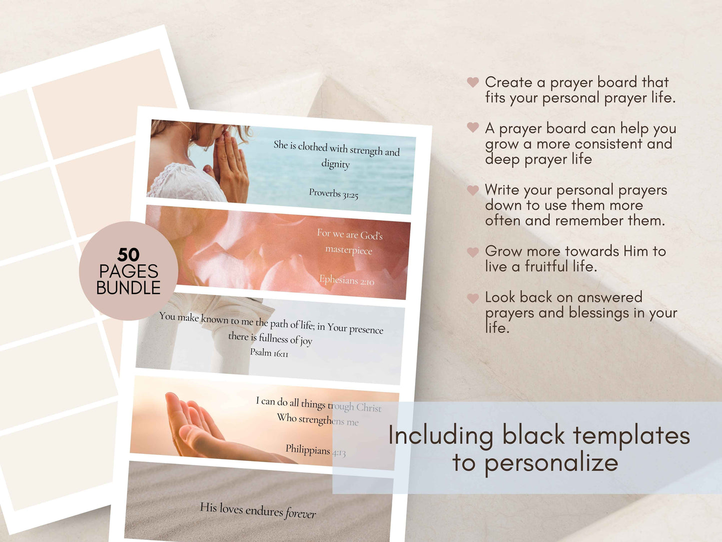 Prayer Board Kit - The Pastel Edition