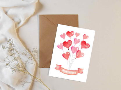 Christian Bible Verse Valentine Cards Set