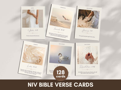 128 Encouraging NIV Bible Verse Cards
