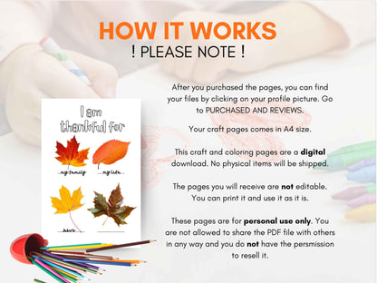 Fall for Jesus He Never Leaves Craft and Coloring Pages