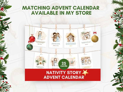 Nativity Themed Memory Match Game for Kids