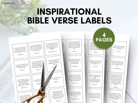 Inspirational Bible Verses Cards Bundle
