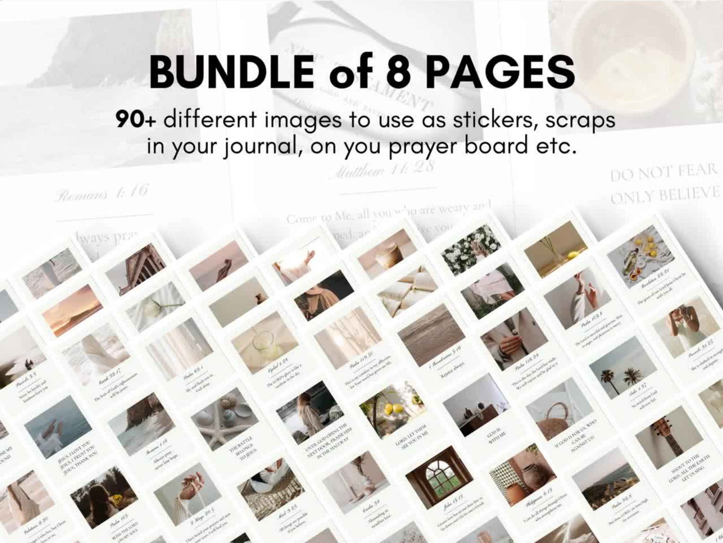 Faith Labels Digital - Christian Scripture Cards