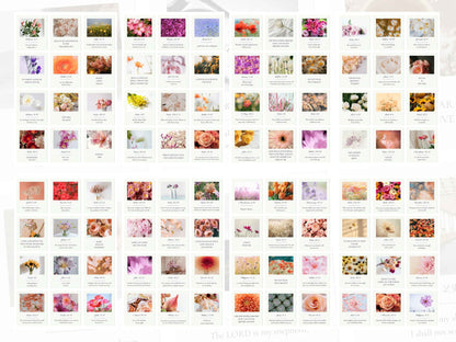 Floral Faith Digital Bible Verse Cards