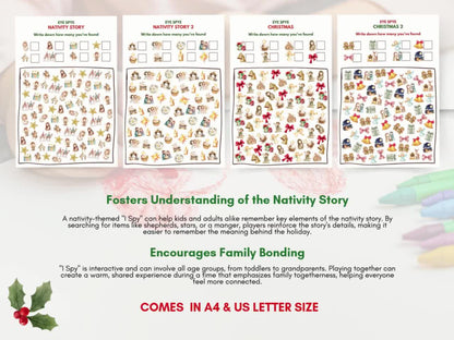 Christmas Eye Spy Activity Pages