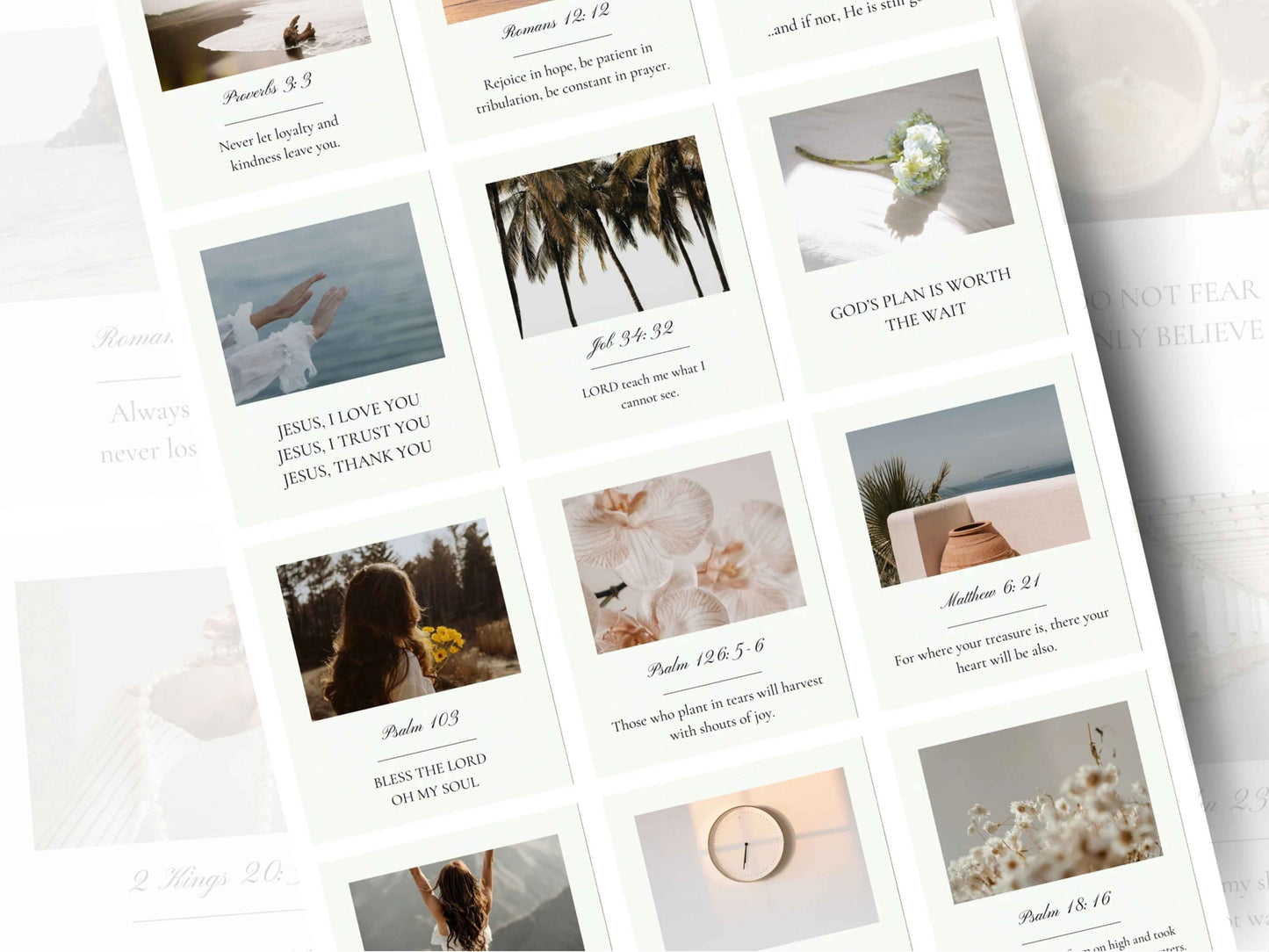 Faith Labels Digital - Christian Scripture Cards