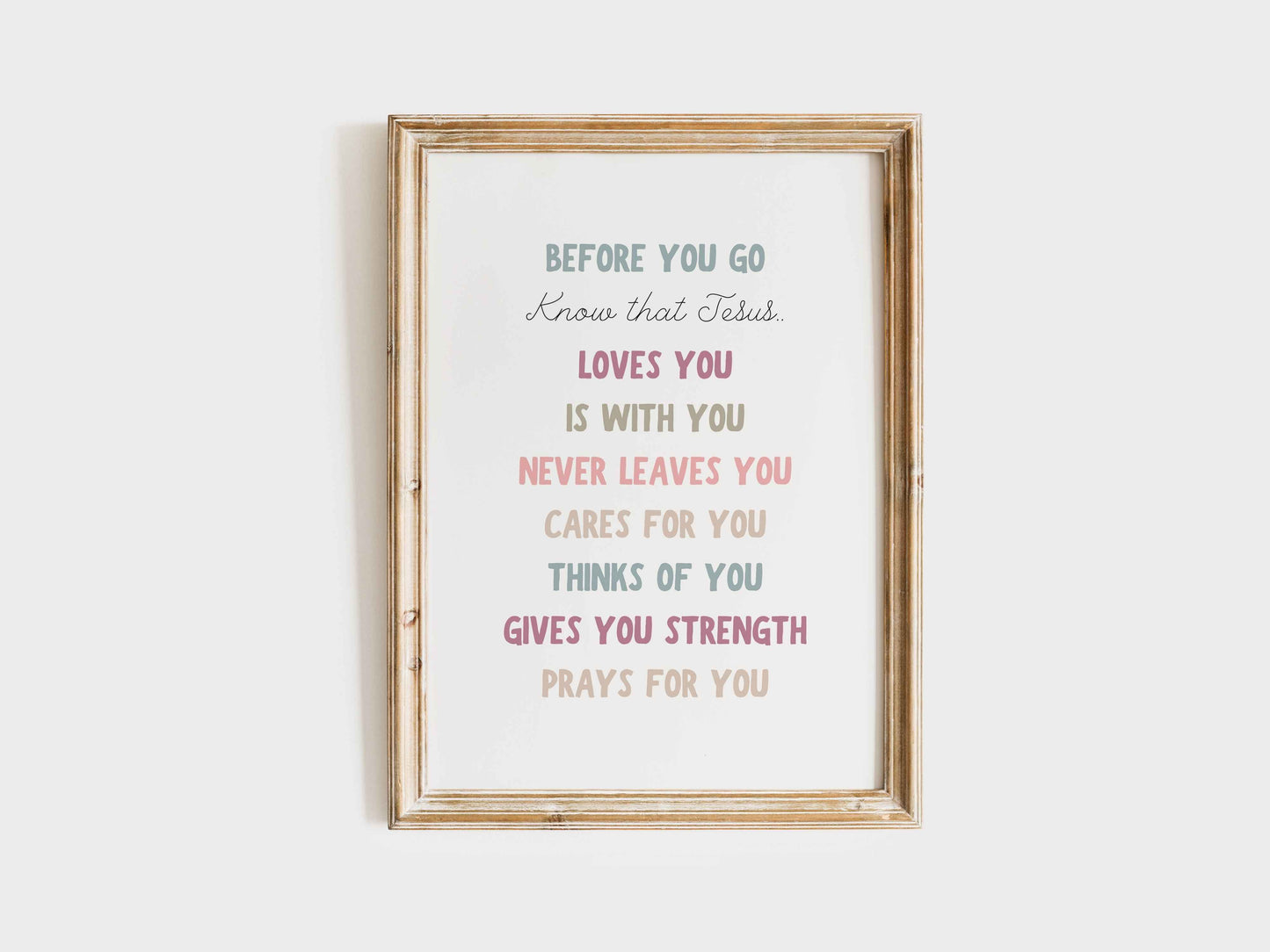 Christian Affirmation Poster for Kids | Inspirational Classroom Decor