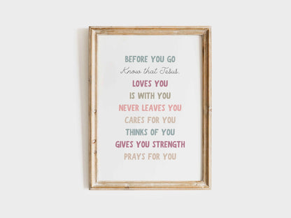 Christian Affirmation Poster for Kids | Inspirational Classroom Decor