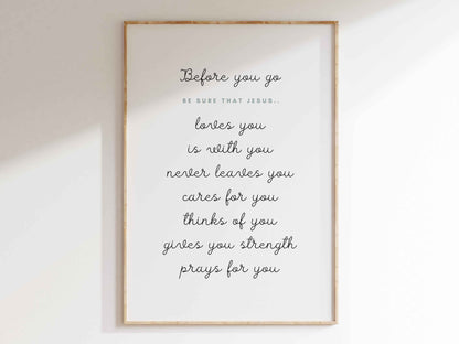 Christian Affirmation Poster for Kids | Inspirational Classroom Decor